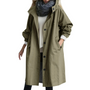 Winddichter Damen-Trenchcoat mit Kapuze - Luna