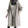 Winddichter Damen-Trenchcoat mit Kapuze - Luna