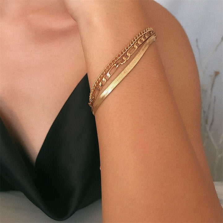 Sweet Arm Candy | Fine 3-piece bracelet set