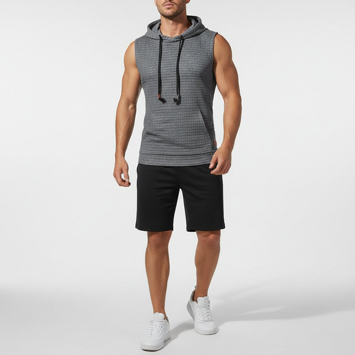 Ärmelloses Sportshirt Mit Kapuze - Hoodryve