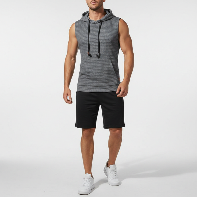 Ärmelloses Sportshirt Mit Kapuze - Hoodryve