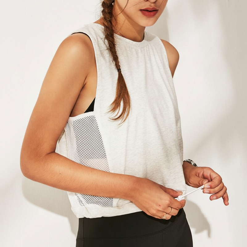 Ärmelloses Sportshirt Mit Rückenausschnitt - MoveBreeze