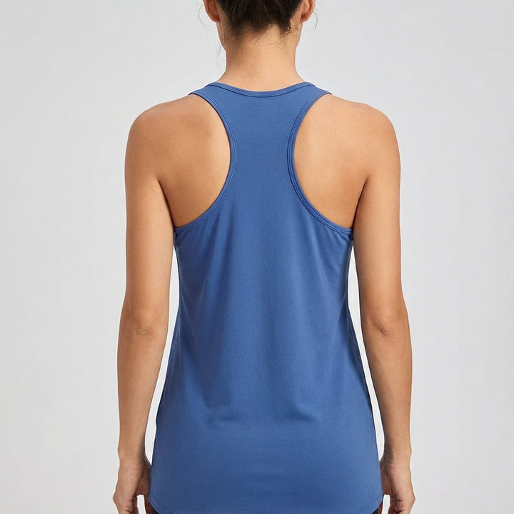 Ärmelloses Sporttop Aus Elastikstoff - Claire