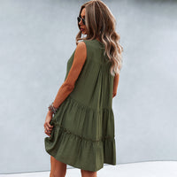Fröhliches Sommerkleid mit lockerer Passform – Elin
