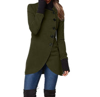 Damen-Übergangsjacke mit asymmetrischem Verschluss – Isabella