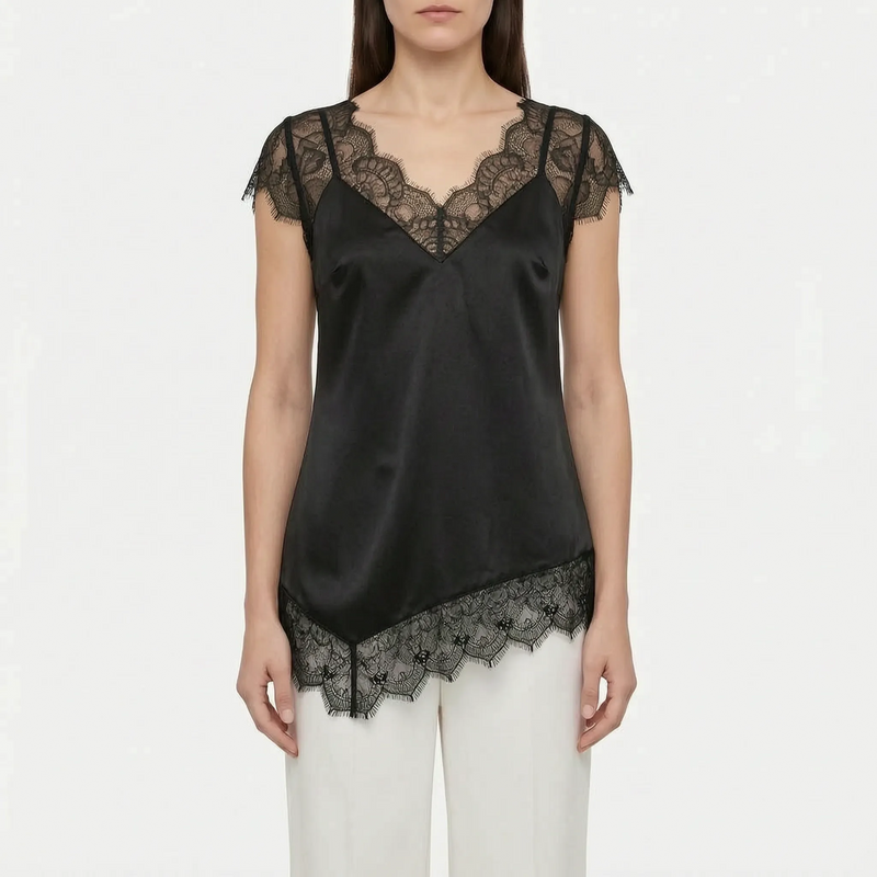 Asymmetrical Elegant Top -  Connie