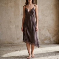 Asymmetrical Slip Dress -  Esther