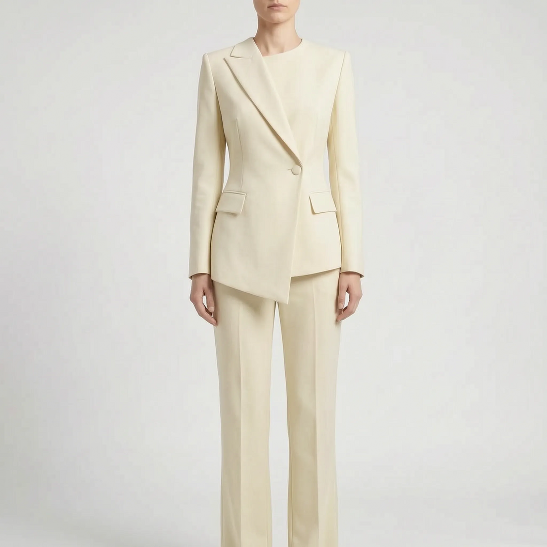 Asymmetrisch Getailleerd Broekpak Dames -  Suzanne