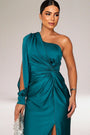 Asymmetrisches Einärmeliges Abendkleid - Joy