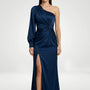 Asymmetrisches Einärmeliges Abendkleid - Joy