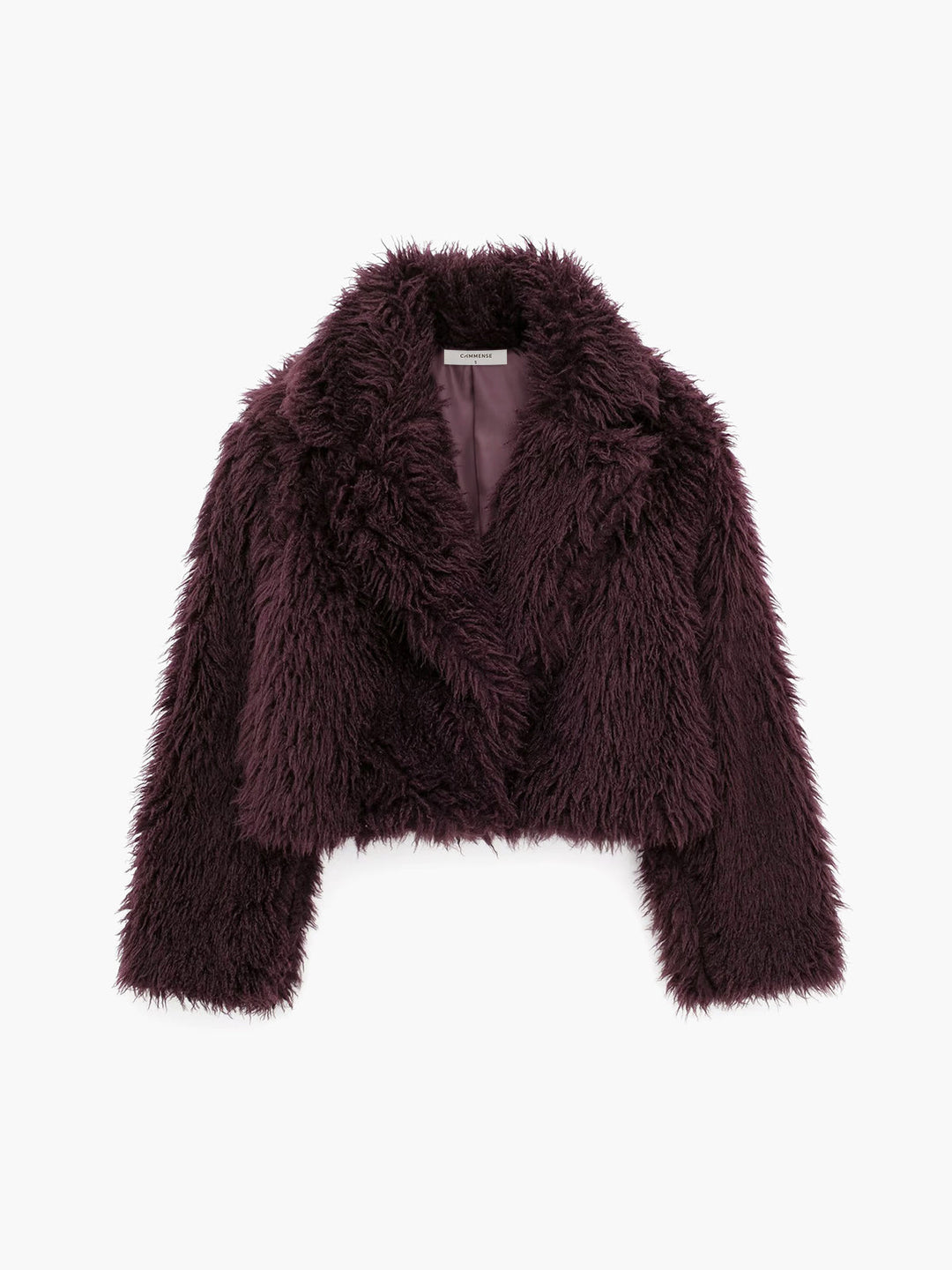 Flauschige Kurzjacke aus Kunstfell - Lina