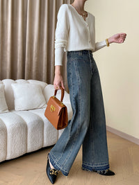 Vintage Damen-Jeans mit weitem Bein - Mila