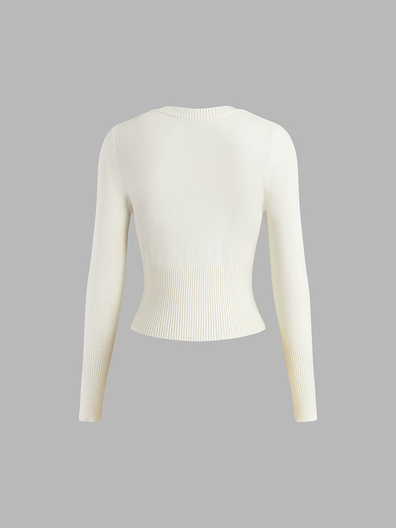 Lässiges Gestricktes Damen-Shirt - Elodie