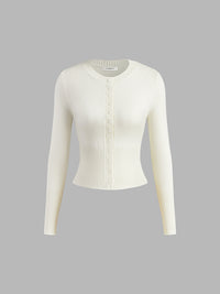 Lässiges Gestricktes Damen-Shirt - Elodie