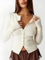 Lässiges Gestricktes Damen-Shirt - Elodie