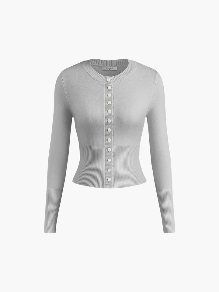 Lässiges Gestricktes Damen-Shirt - Elodie