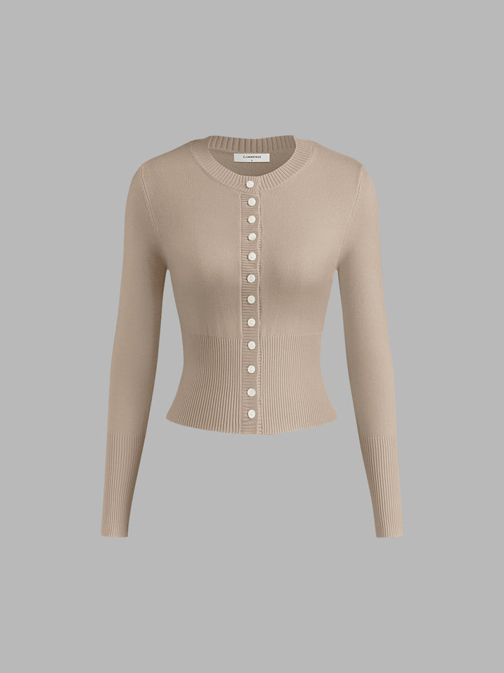 Lässiges Gestricktes Damen-Shirt - Elodie