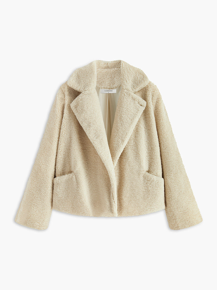 Bequemer Damen-Teddy-Mantel - Aveline