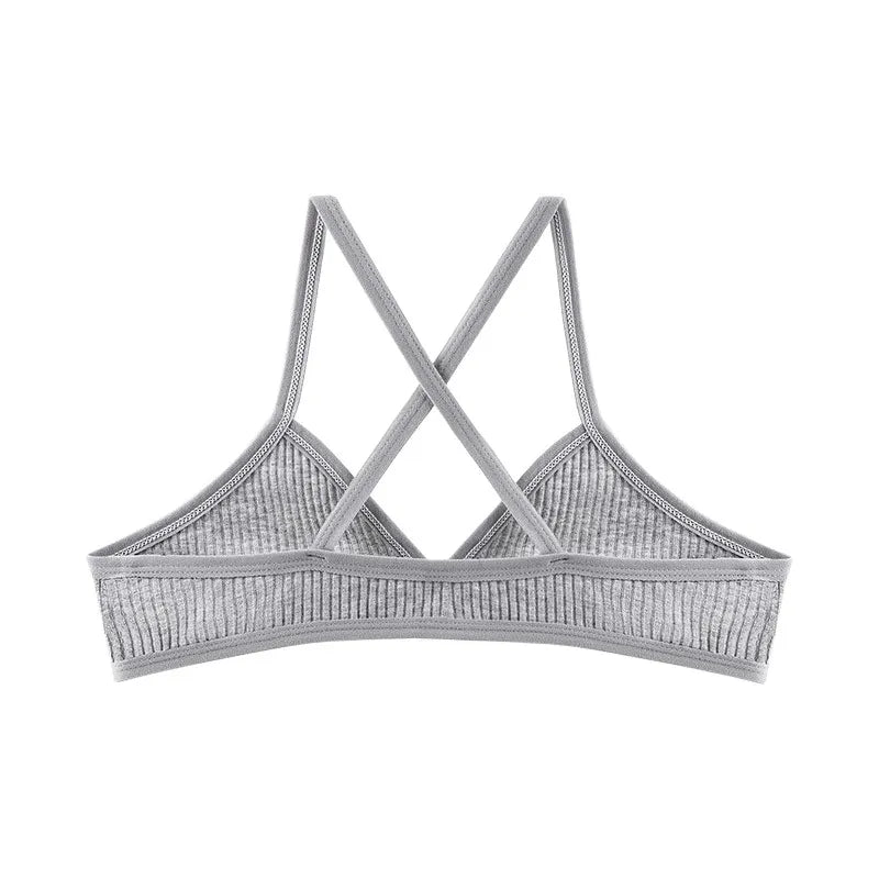Crossed Bra | With Deep V-Neckline