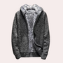 Klassische Gestrickte Kapuzenjacke für Herren - Milan