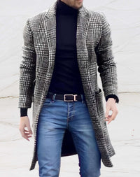 Kariert Herren-Winterjacke - Lucas