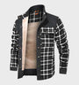 Gefütterte Flanell-Herrenjacke mit Fleece – FlanellStil