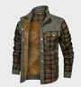 Gefütterte Flanell-Herrenjacke mit Fleece – FlanellStil
