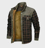 Gefütterte Flanell-Herrenjacke mit Fleece – FlanellStil