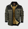 Gefütterte Flanell-Herrenjacke mit Fleece – FlanellStil