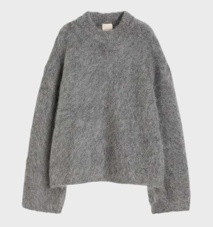 Weicher Einfarbiger Mohair Damenpullover - Liv