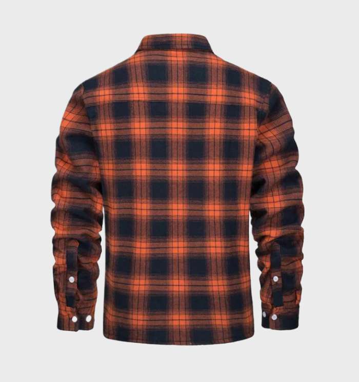Trendige Flanell Herrenjacke im Vintage-Stil - Liam