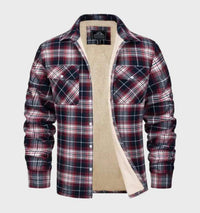Trendige Flanell Herrenjacke im Vintage-Stil - Liam