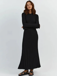 Gracie Gestricktes Maxikleid | Eng & schmeichelhaft