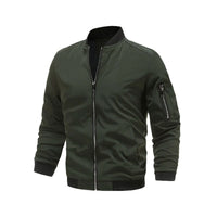 Lichte & trendy heren bomberjack met rits - Jaron