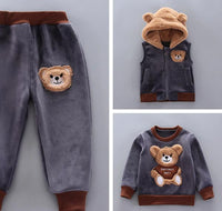 Driedelige Baby- en Peuterset met Berenmotief – BearHugs
