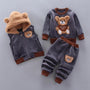 Dreiteiliges Baby- und Kleinkindset mit Bärenmotiv – BearHugs