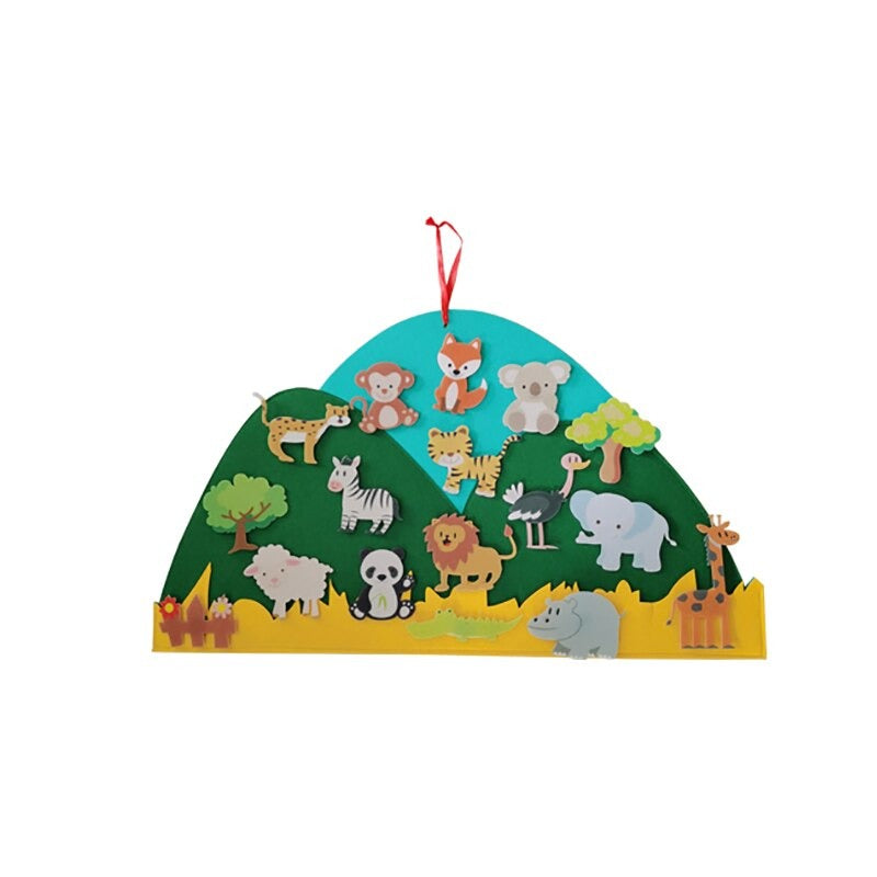 DIY Felt Board for Children - AnimalAdventure