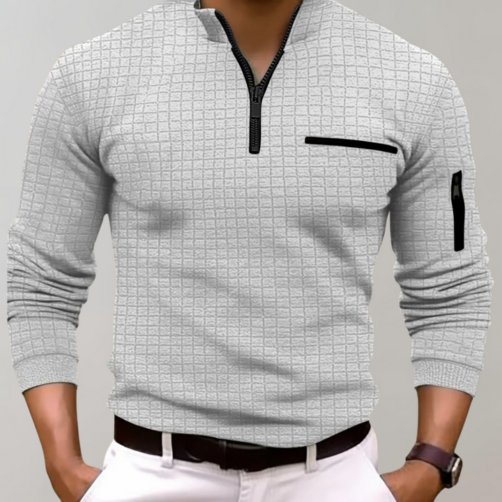 Langarm-Poloshirt für Herren - Jasper