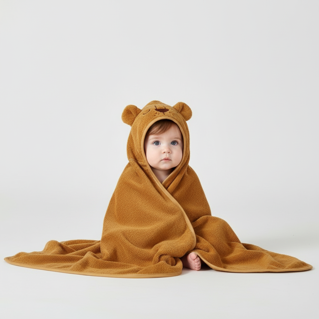 Baby Bademantel Mit Kapuze - FluffyCape