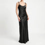 Backless Floor-Length Slip Dress -  Opal