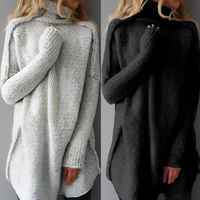 Langer Gestrickter Pullover - Livia