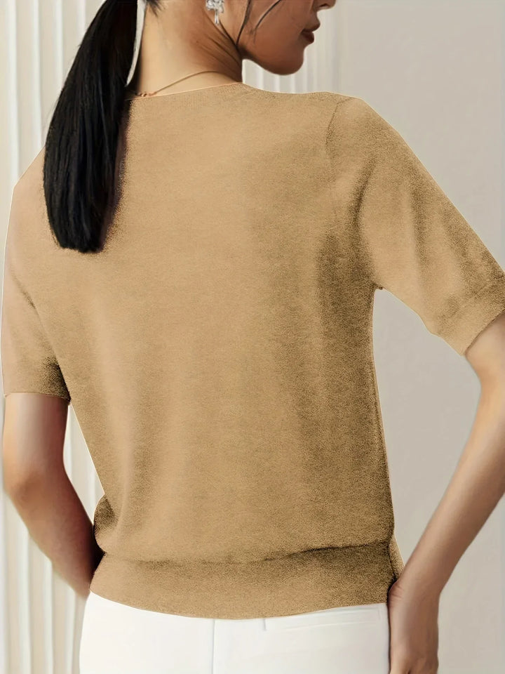 Damen Pullover mit kurzen Ärmeln – Mila