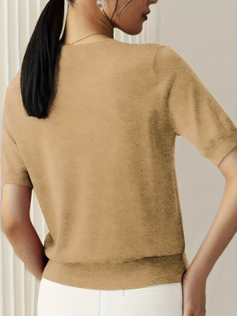 Damen Pullover mit kurzen Ärmeln – Mila