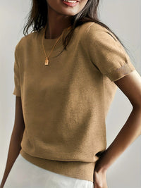 Frühlingspullover mit kurzen Ärmeln – Mira