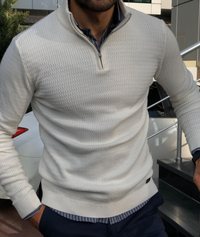 Modischer Zip-Pullover - GentZip