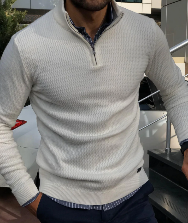 Modischer Zip-Pullover - GentZip