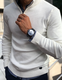 Modischer Zip-Pullover - GentZip