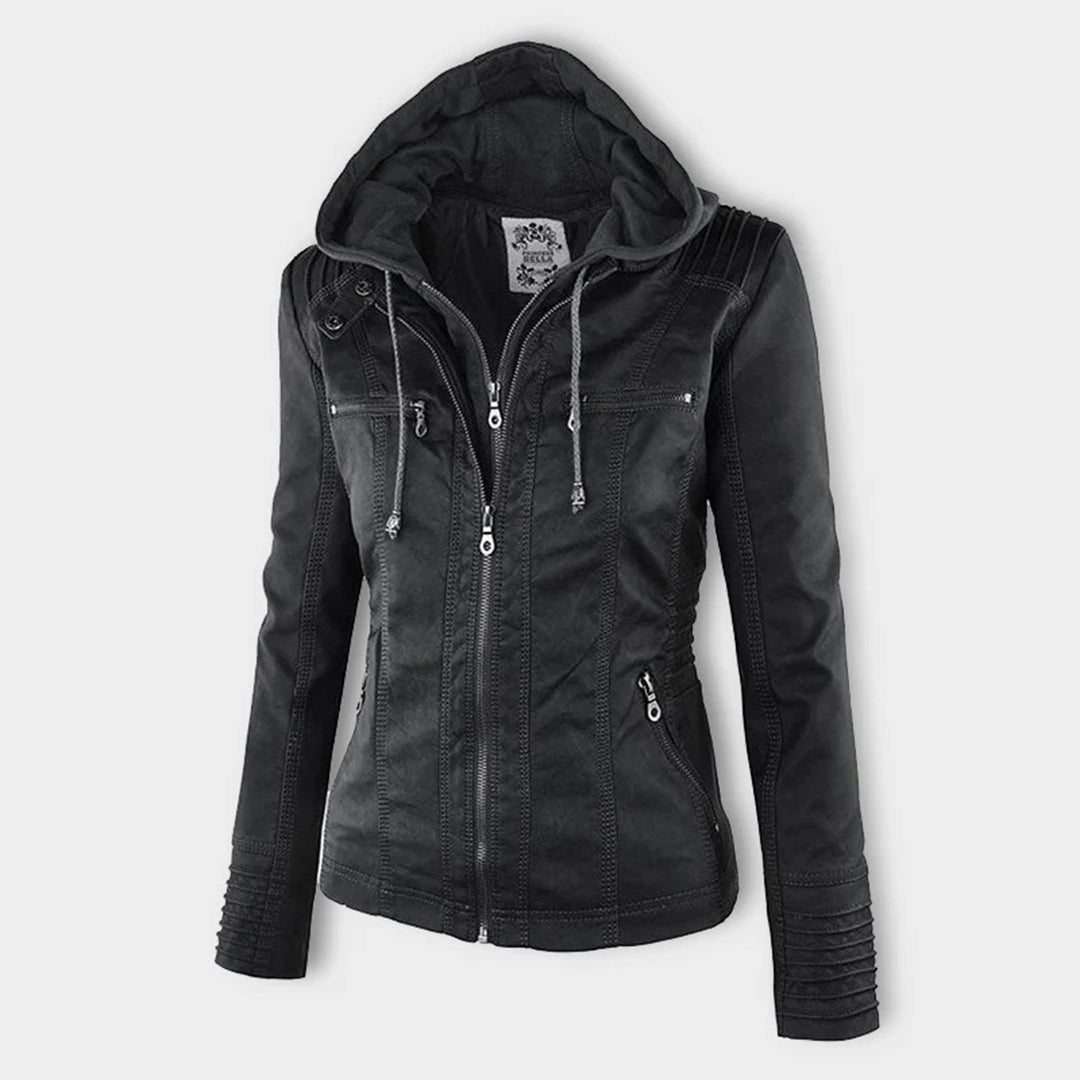 Fashionable Leather Jacket - Zara