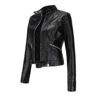Classic Women's Leather Jacket with Timeless Style 9