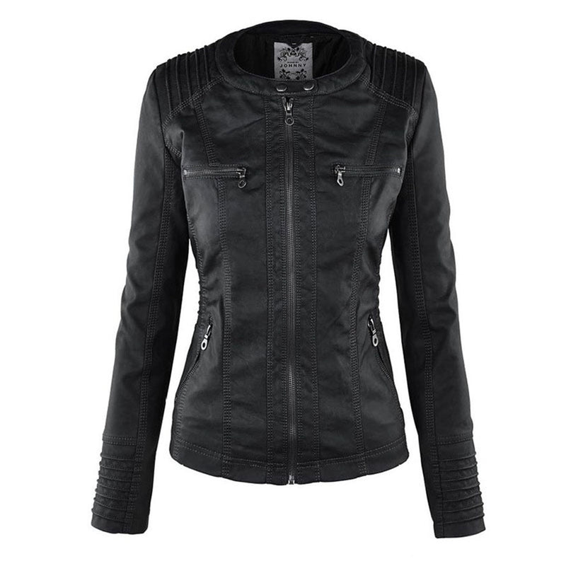 Fashionable Leather Jacket - Zara